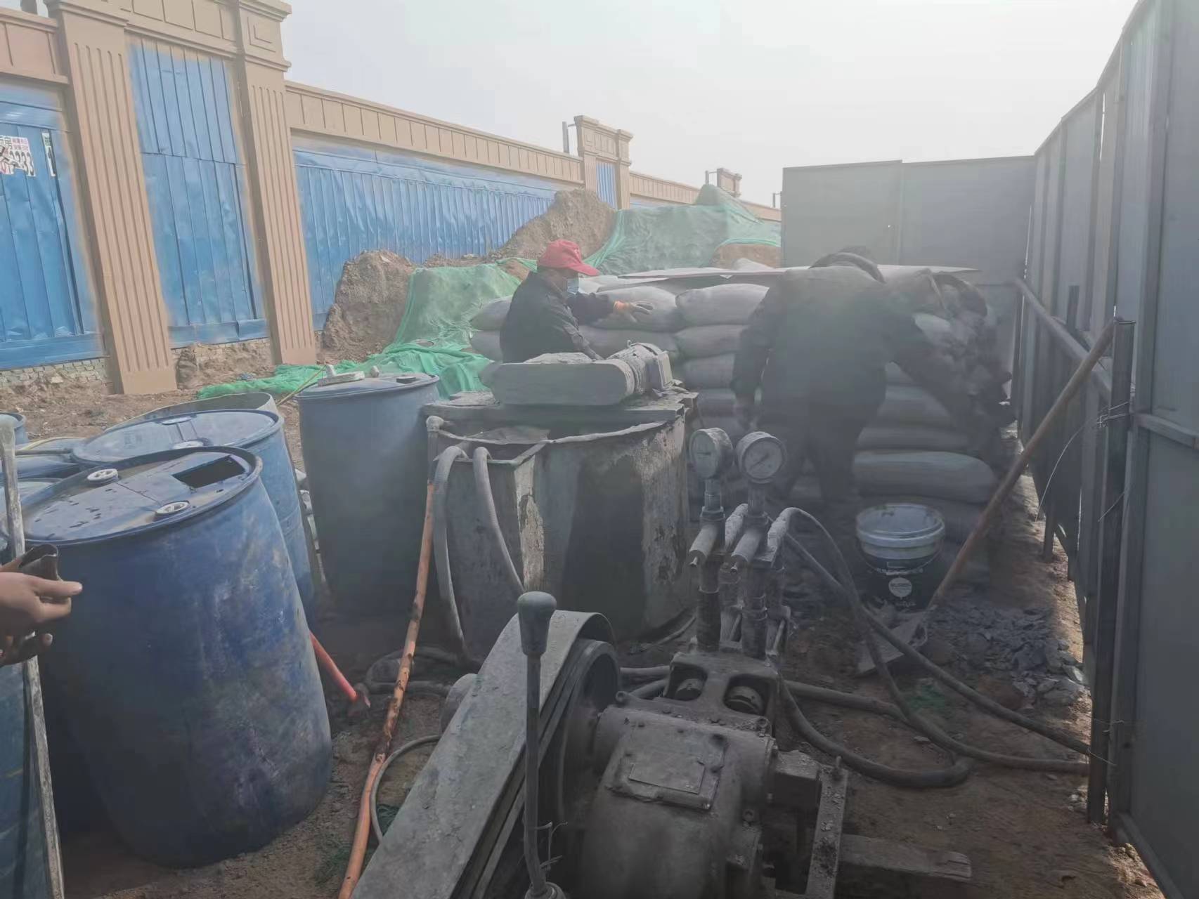 城区地基沉降注浆加固